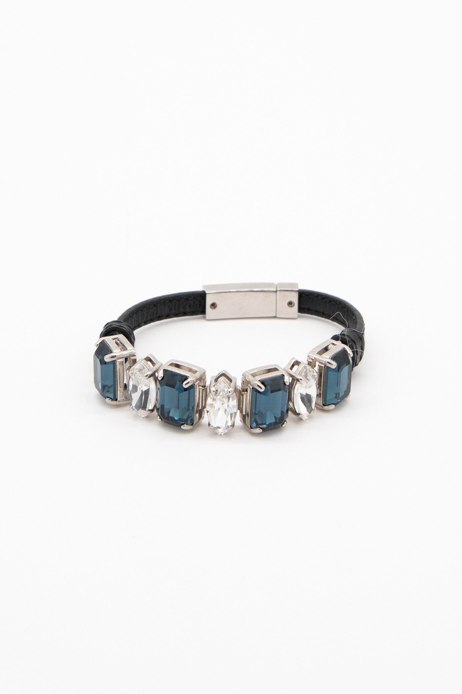 Thumbnail of http://Prada%20Armband%20in%20Schwarz,%20Blau%20und%20Weiß