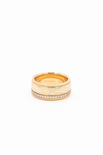 Wellendorf "Engelsflügel" Ring mit Brillianten in Gold