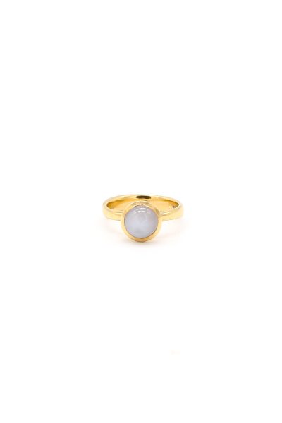 Tamara Comolli "Bouton small moonstone" Ring in Gold