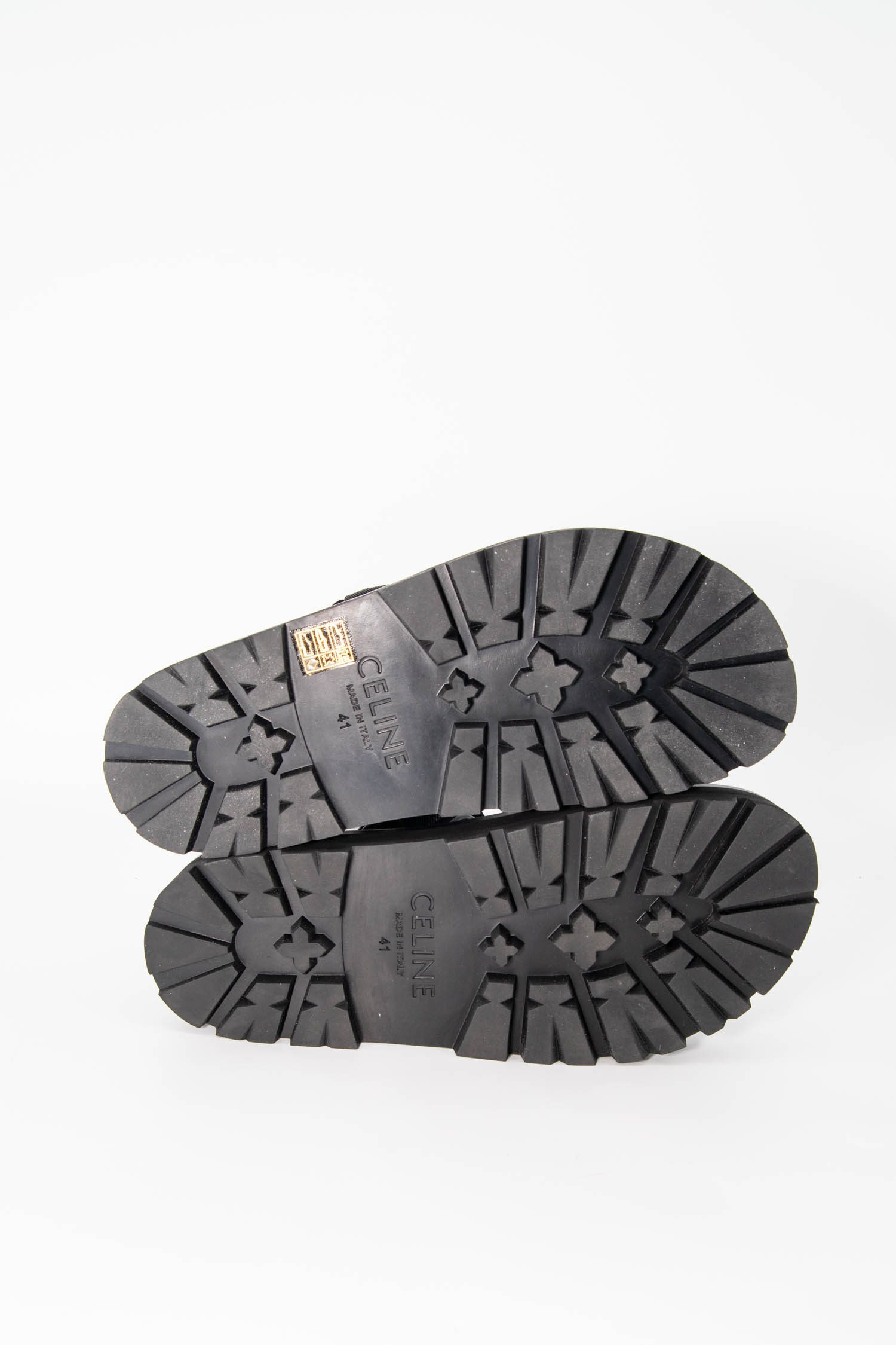 Celine Sandalen mit Plateau-Sohle in Schwarz