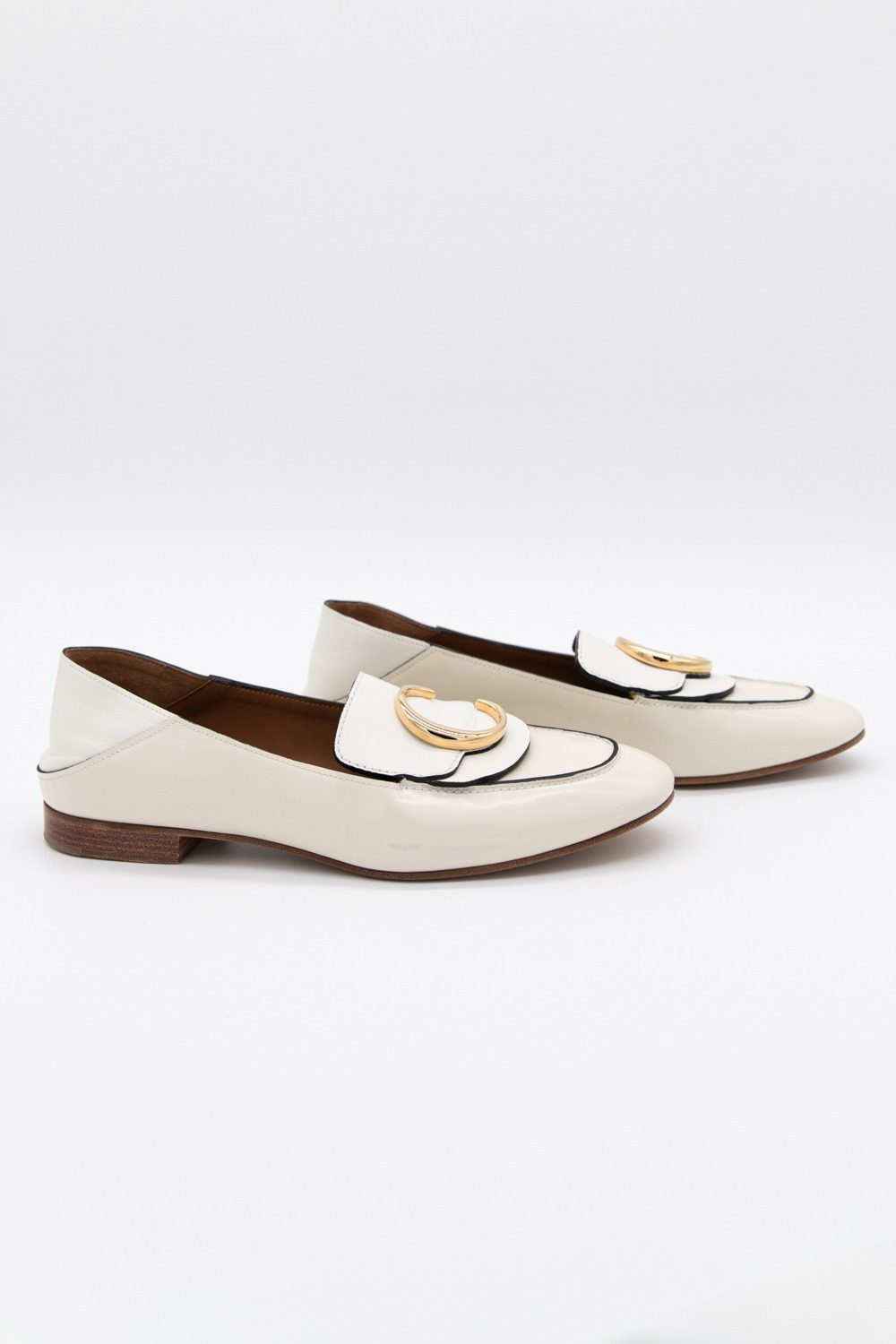 Thumbnail of http://Chloé%20C%20Loafer%20in%20Creme