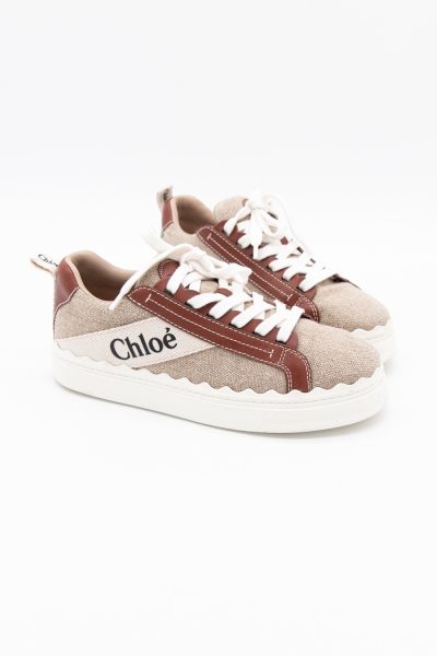 Chloé "Lauren" Sneaker in Beige