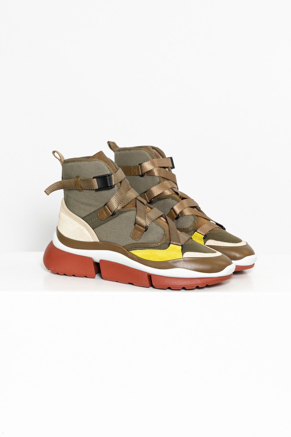 Thumbnail of http://Chloé%20Sonnie%20Sneaker%20in%20Khaki-Bunt