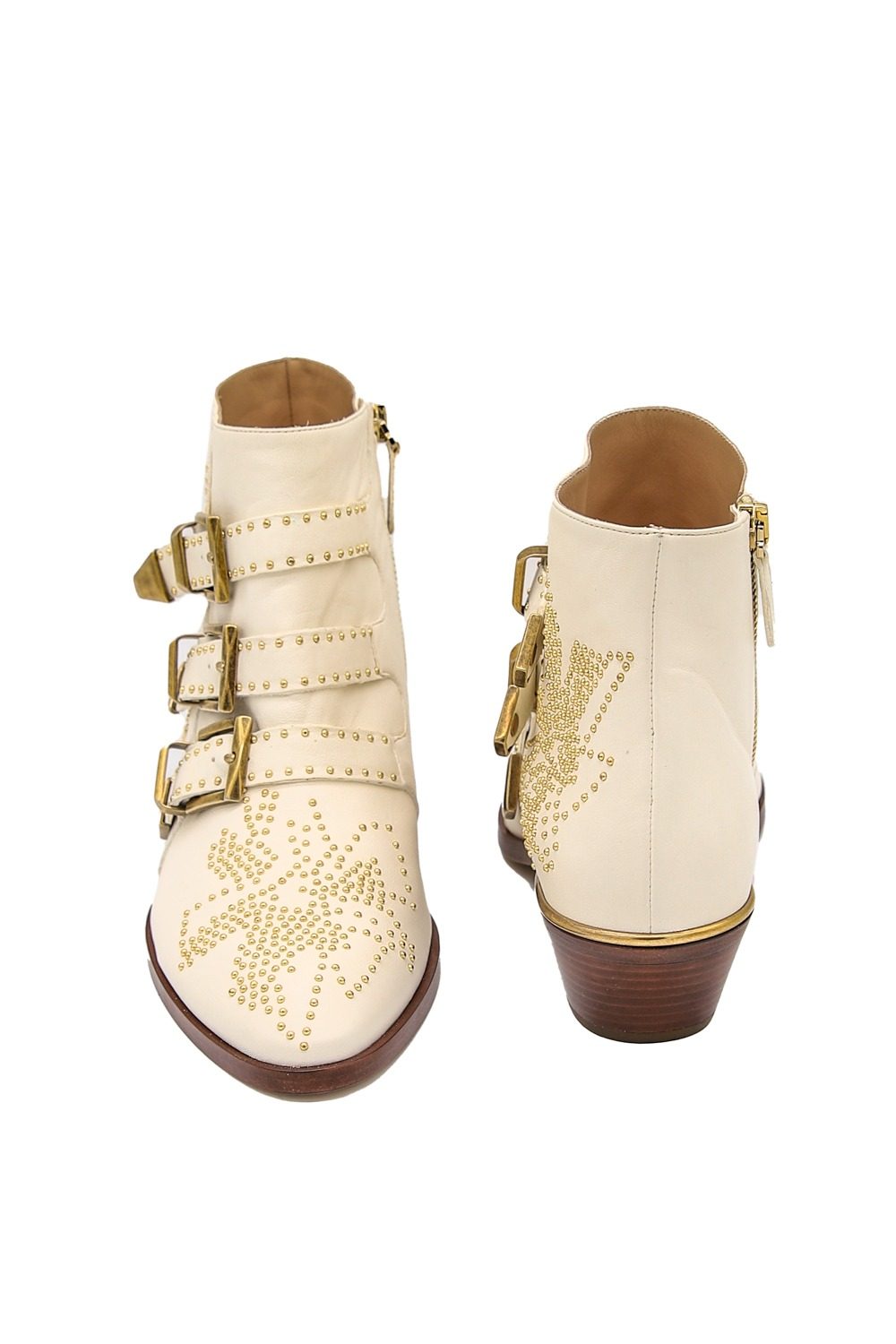 Thumbnail of http://Chloé%20Susanna%20Stiefelette%20in%20Cremeweiß%20und%20Gold