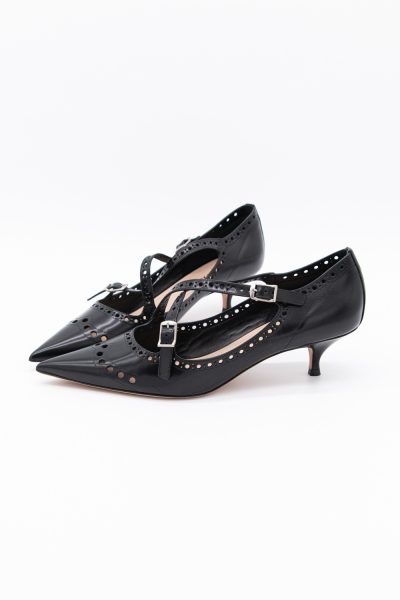 Dior Pumps mit perforierten Details in Schwarz