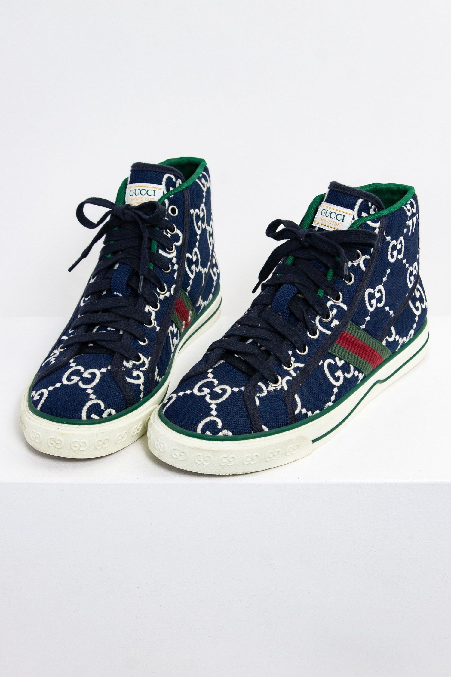 Gucci High Top Sneaker mit Maxi GG -Stickerei