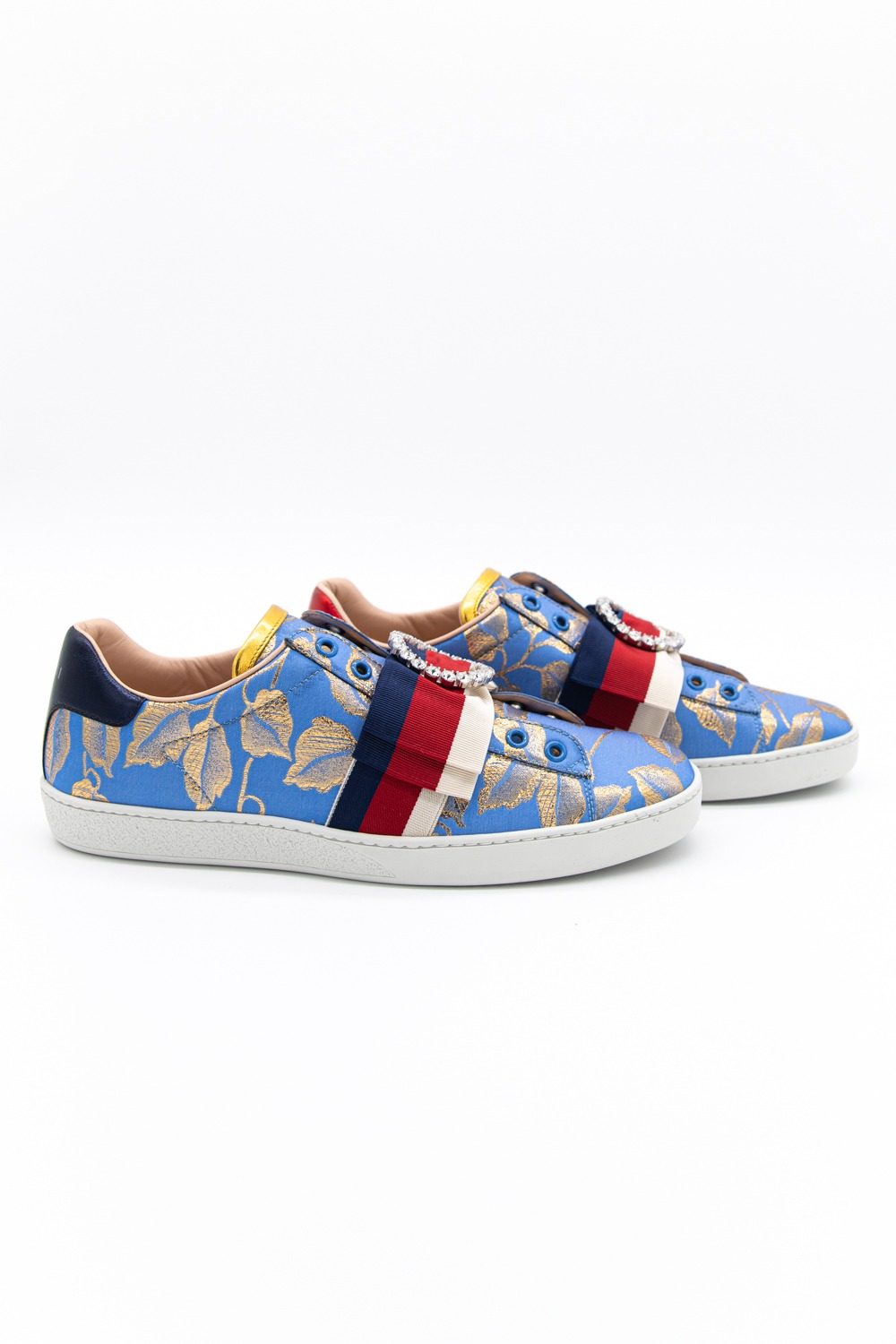 Thumbnail of http://Gucci%20Sneaker%20in%20Blau%20und%20Gold