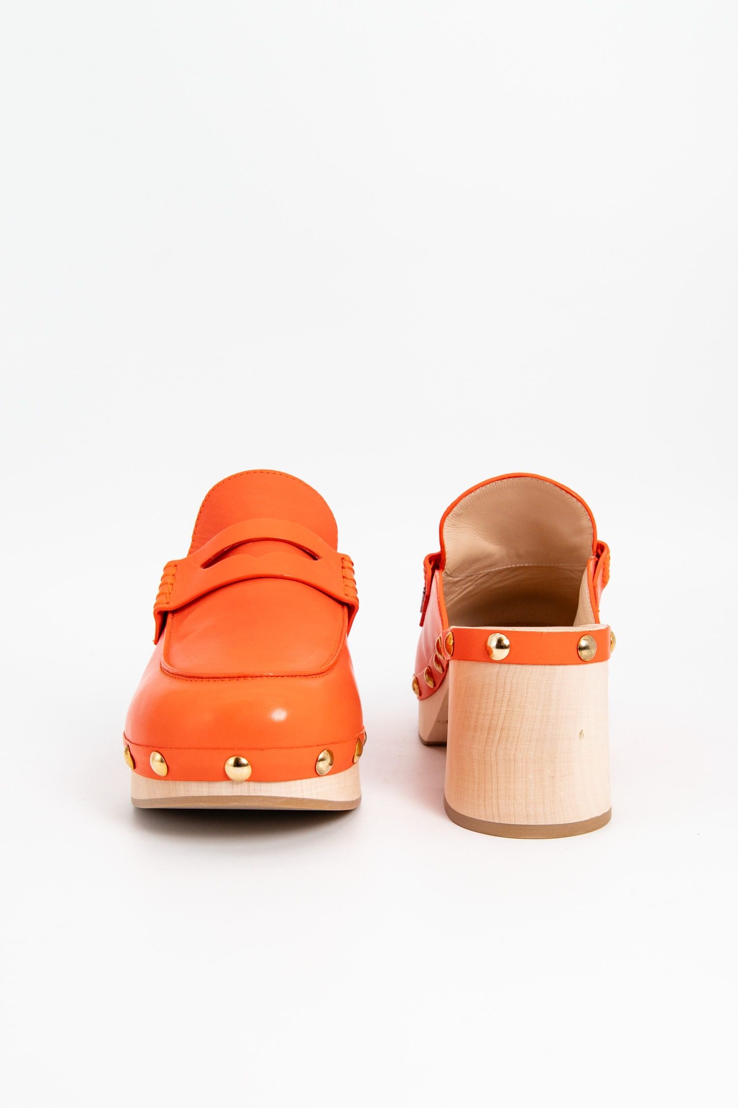 Thumbnail of http://Longchamp%20Clogs%20in%20Orange