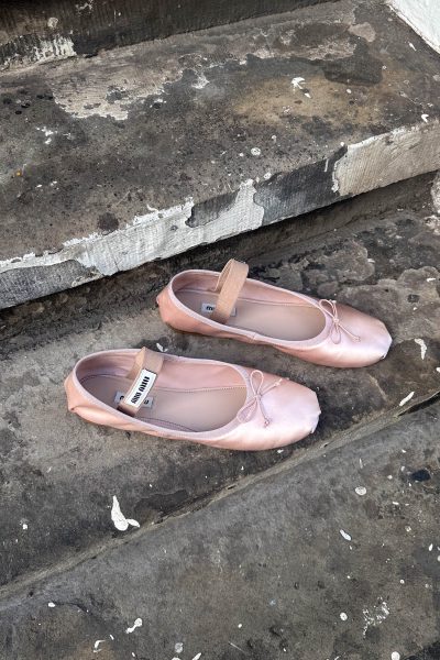Miu Miu "Ballerinas aus Satin"