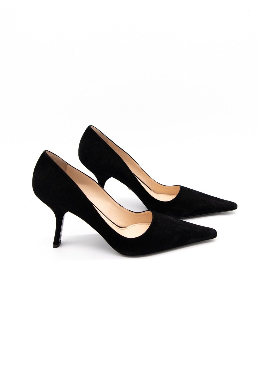 Thumbnail of http://Prada%20Heels%20mit%20skulpturalem%20Absatz%20in%20Schwarz