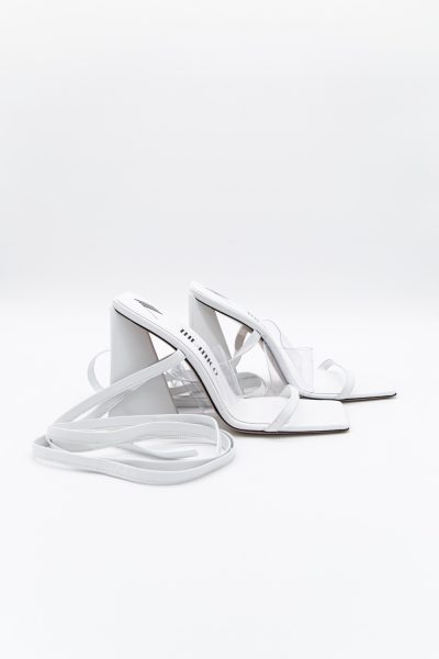 The Attico Sandalen zum Schnüren in Weiß