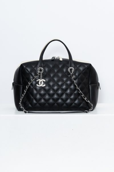 Chanel zweifarbige Handtasche