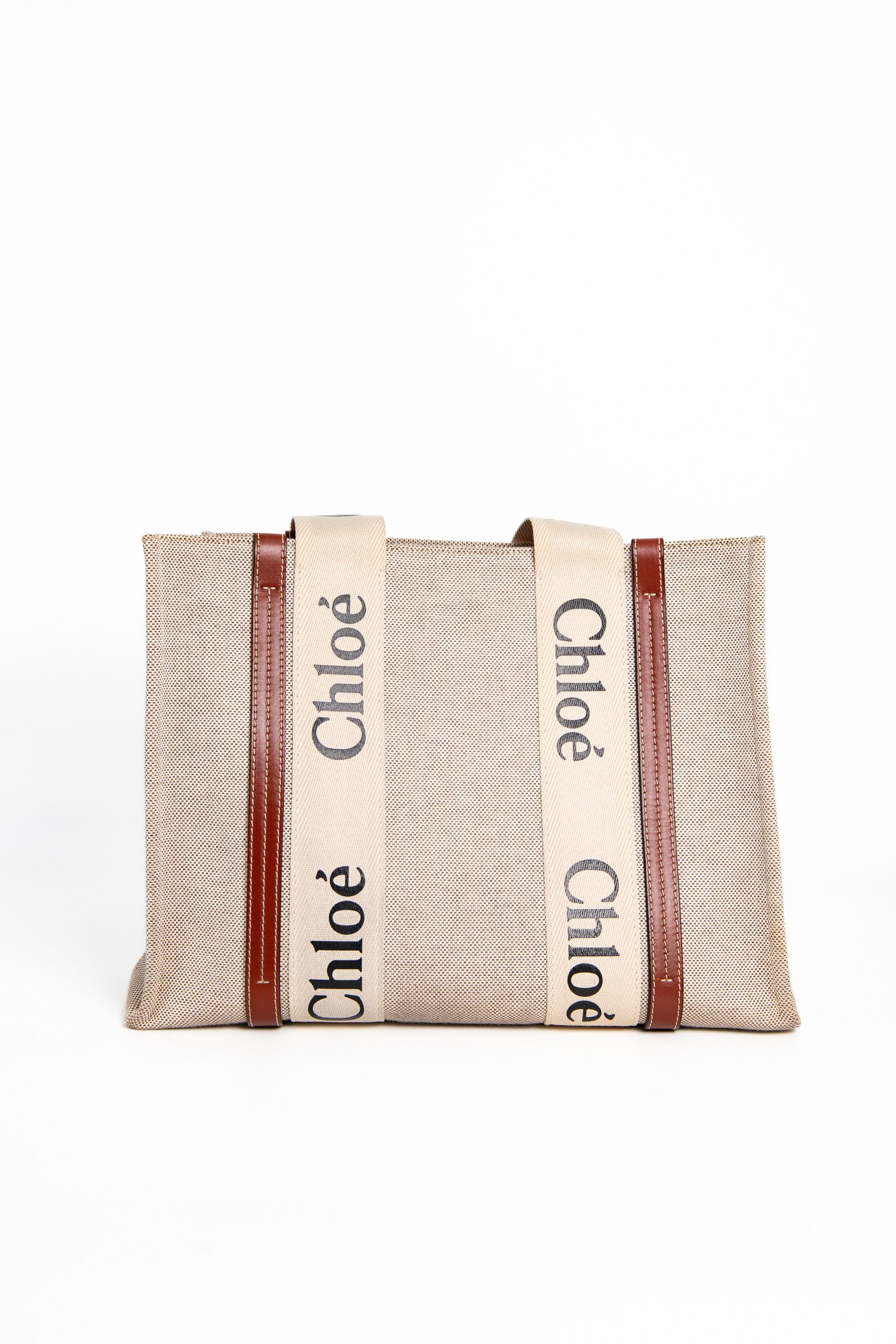 Chloé "Woody" Shopper in Beige