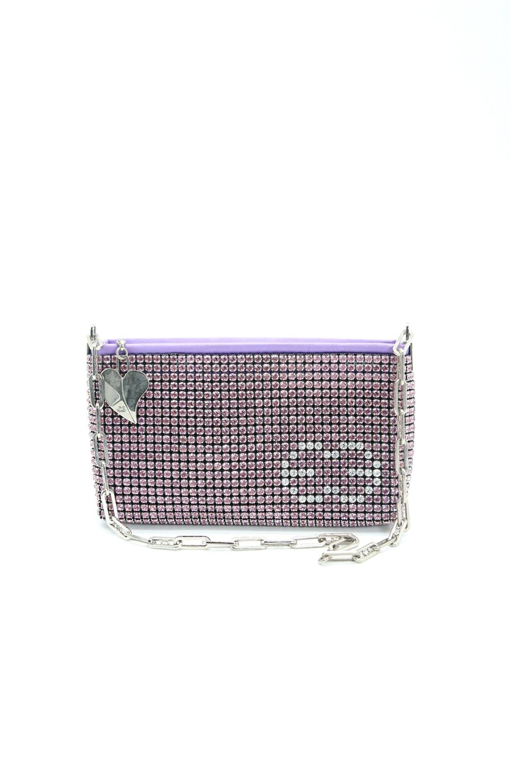 Thumbnail of http://Escada%20Schultertasche%20mit%20Glitzersteinen%20in%20Lila