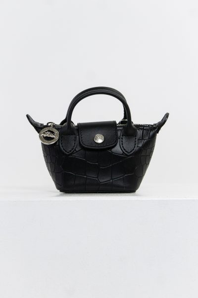 Longchamp "Le Pliage" Minitasche in schwarz