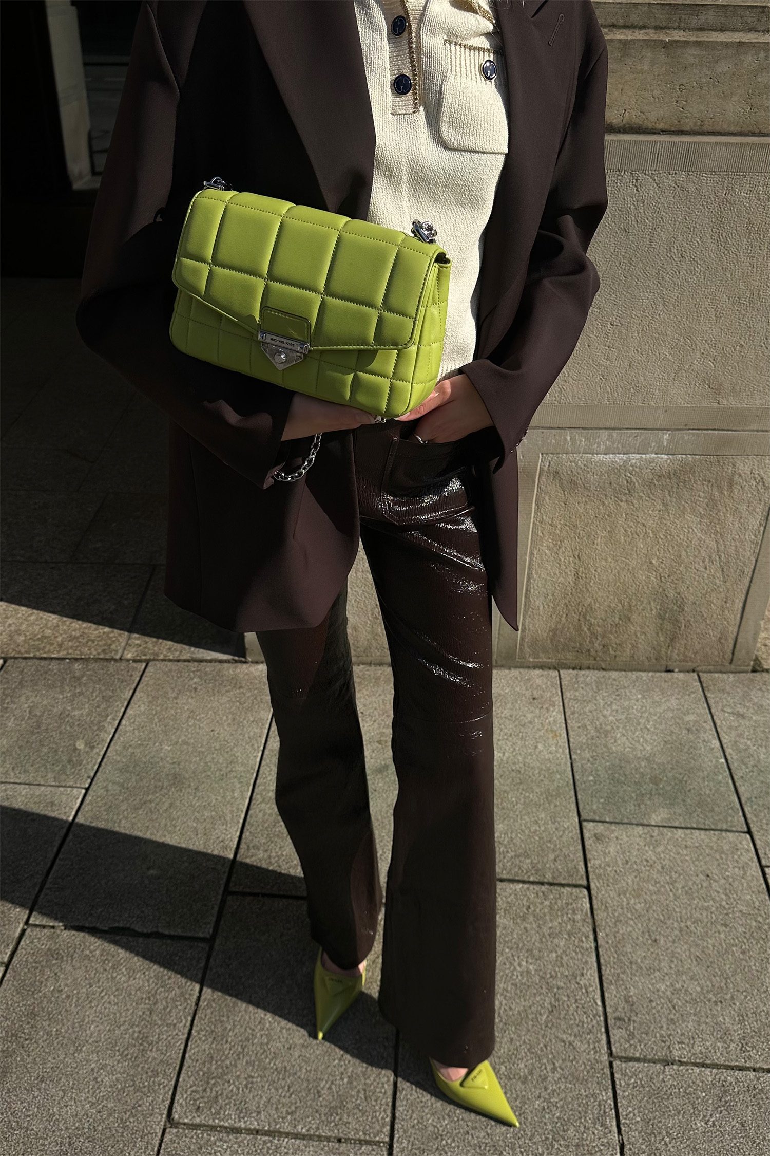 Michael Kors "Soho Large" in Limettengrün