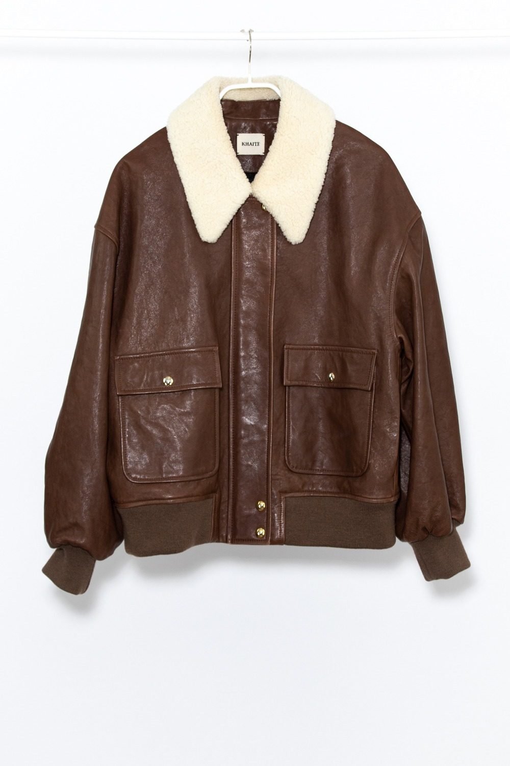 Thumbnail of http://Khaite%20Lederjacke%20in%20Braun