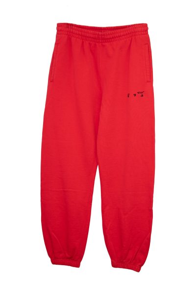 Off-White Oversized Jogginghose in Rot