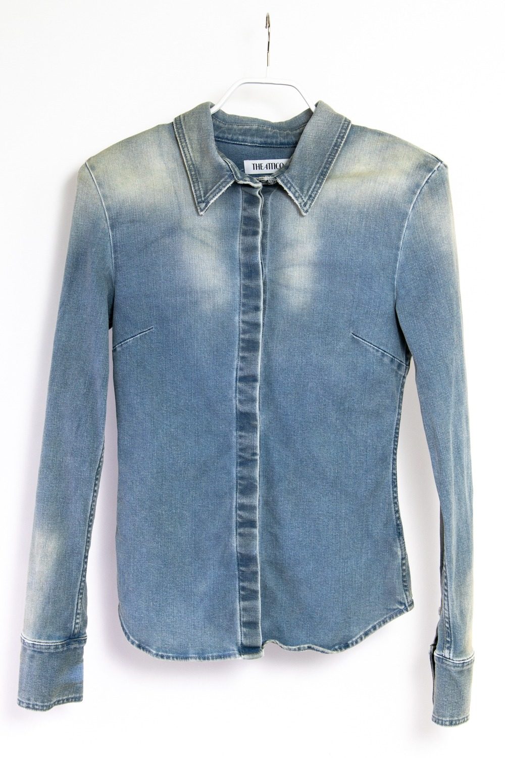 Thumbnail of http://The%20Attico%20Jeanshemd%20in%20blau