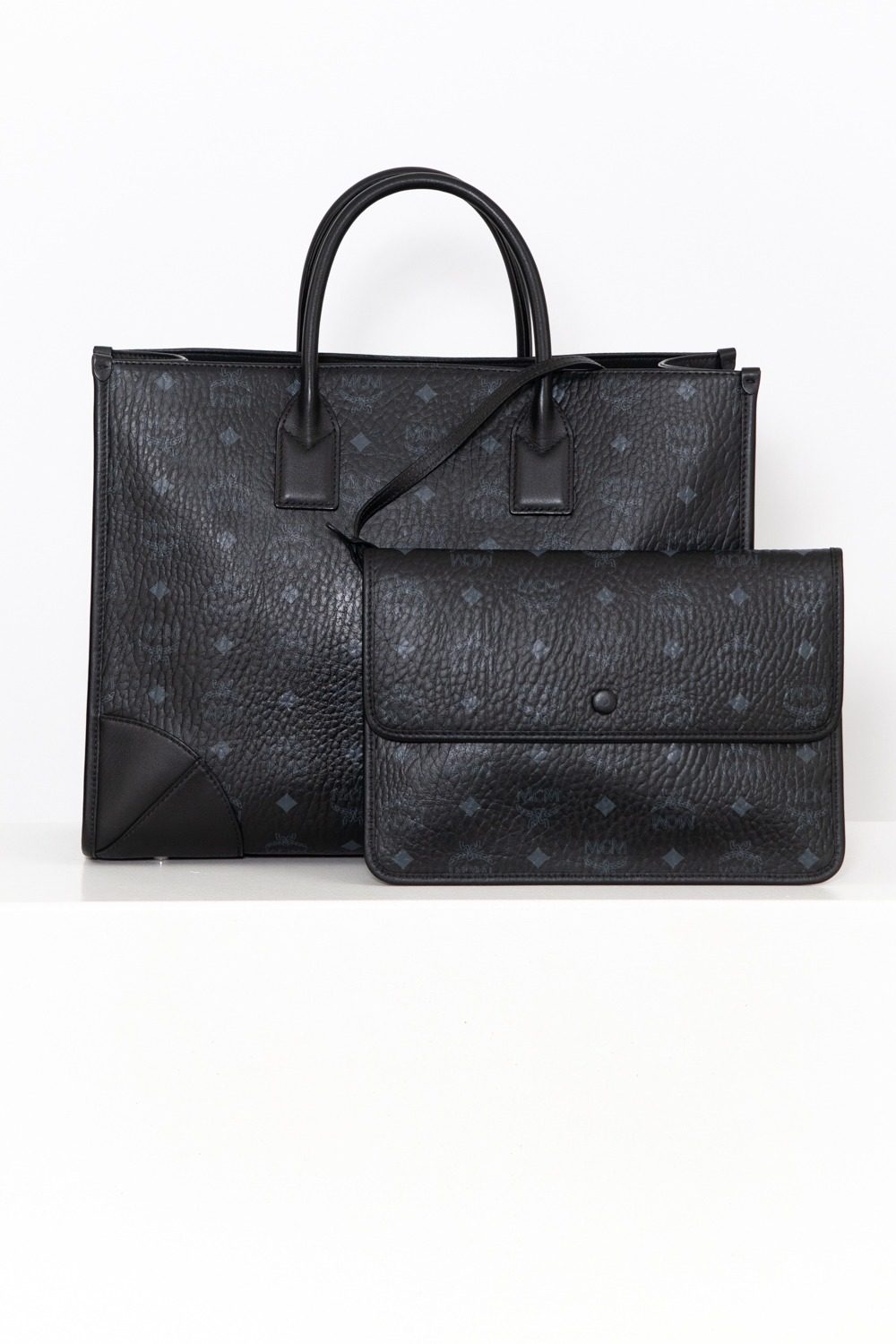 MCM "München" Tote Bag in Schwarz