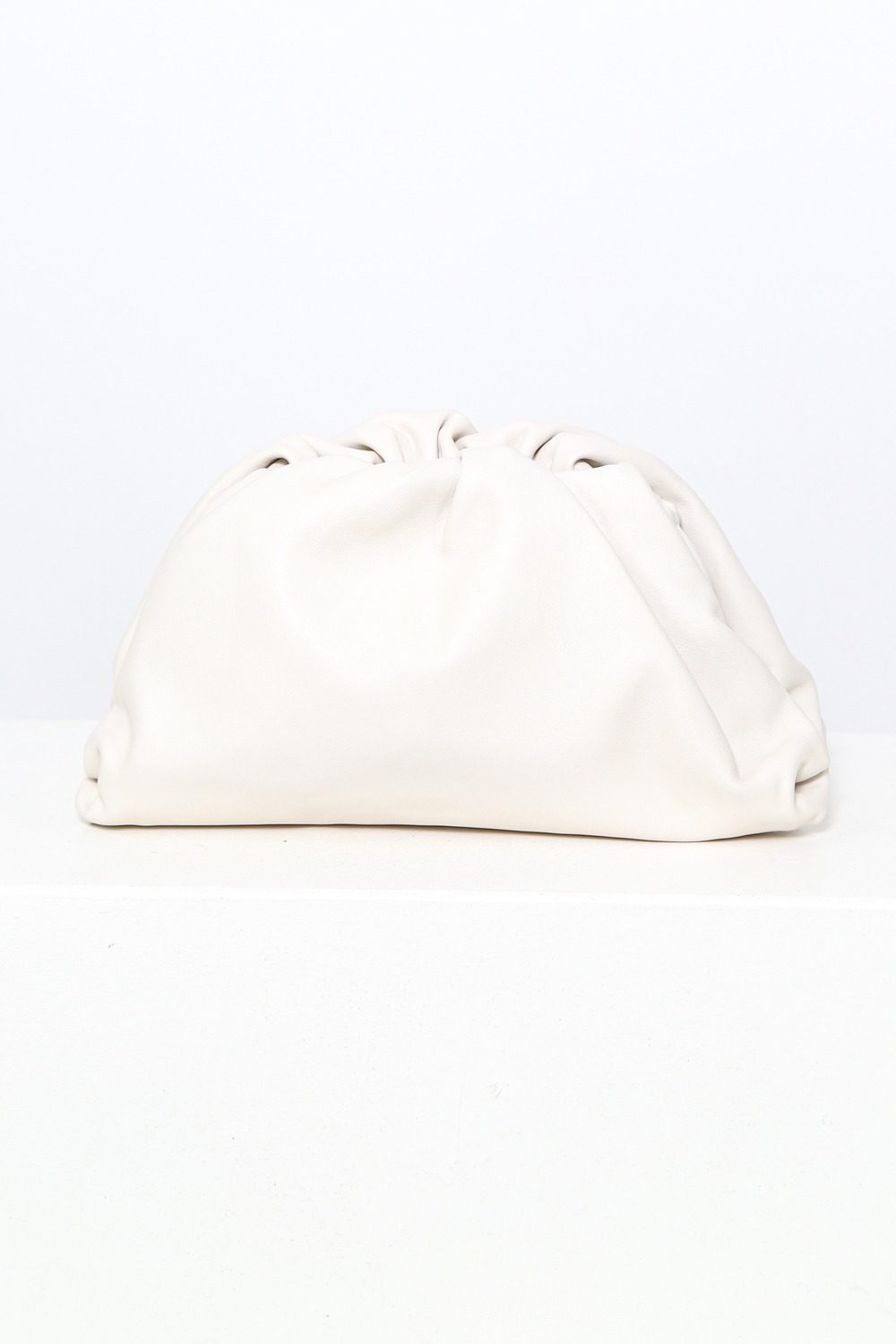 Thumbnail of http://Bottega%20Veneta%20Teen%20Pouch%20in%20Ecru