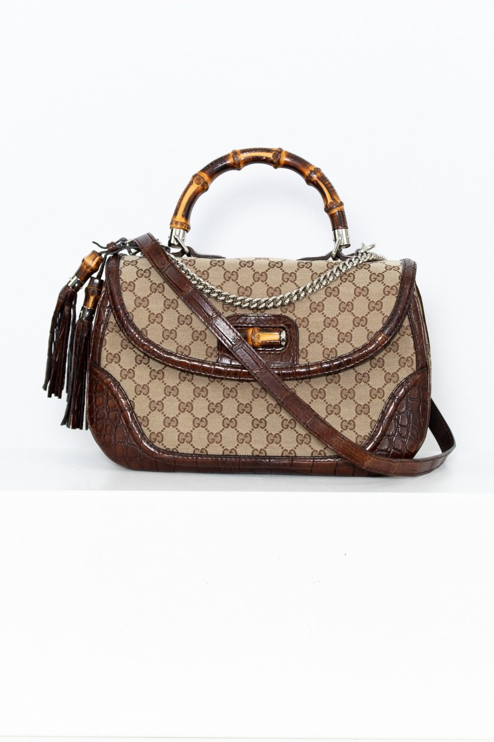 Thumbnail of http://Gucci%20Umhängetasche%20in%20Braun