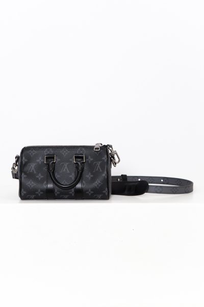 Louis Vuitton Umhängetasche "Keepall" XS in Grau