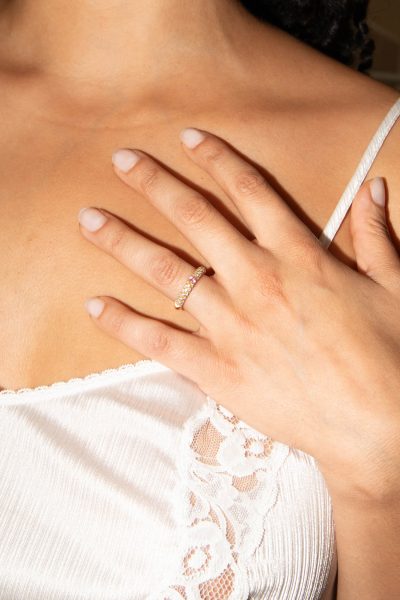 Adolfo Courrier "Confetto" Ring mit Saphir in Rosa