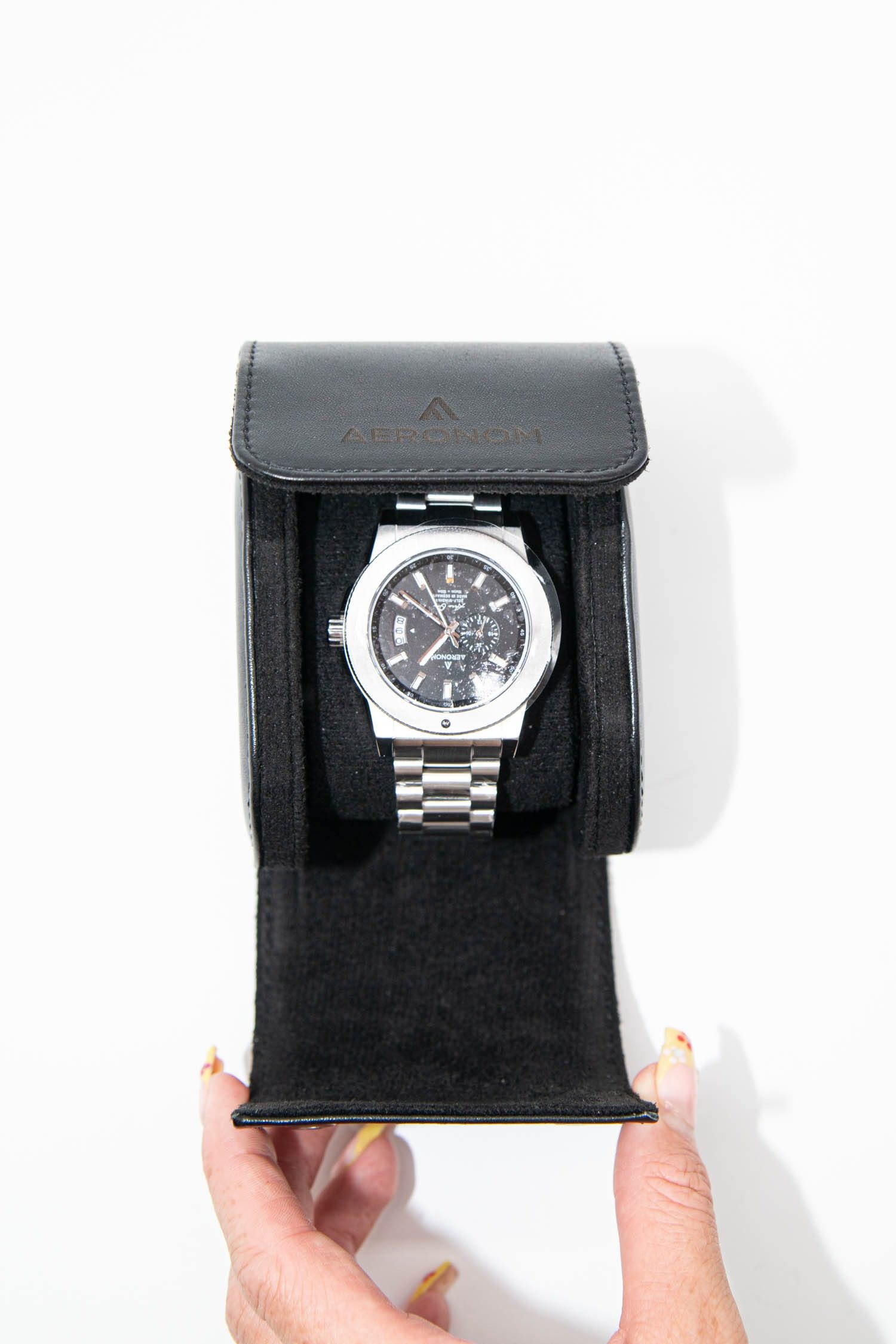 Thumbnail of http://Aeronom%20Aero%20One%20Armbanduhr%20in%20Silber