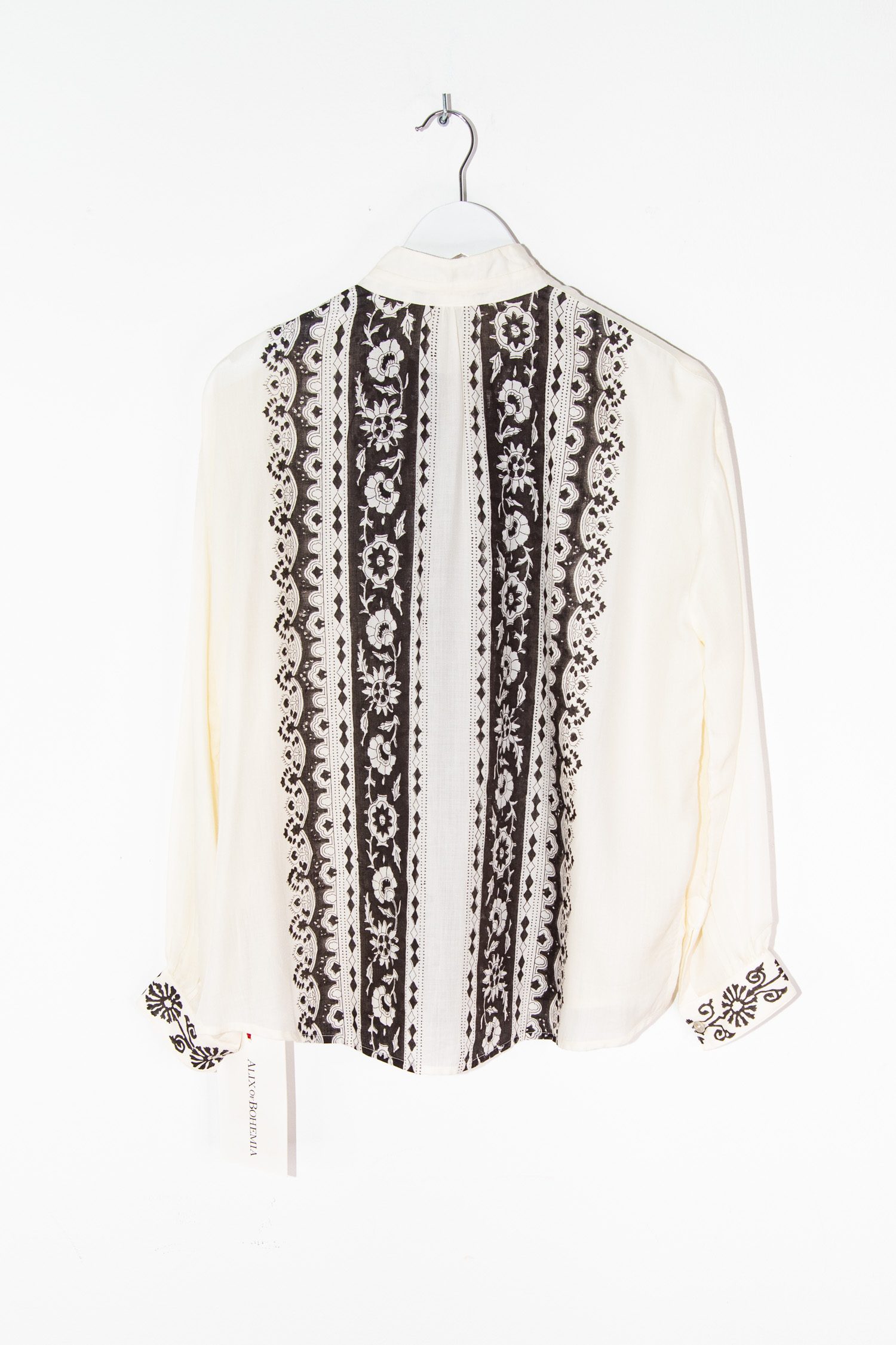 Alix of Bohemia "Kiki Noir Riviera" Bluse in Ecru