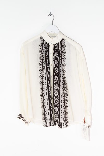 Alix of Bohemia "Kiki Noir Riviera" Bluse in Ecru