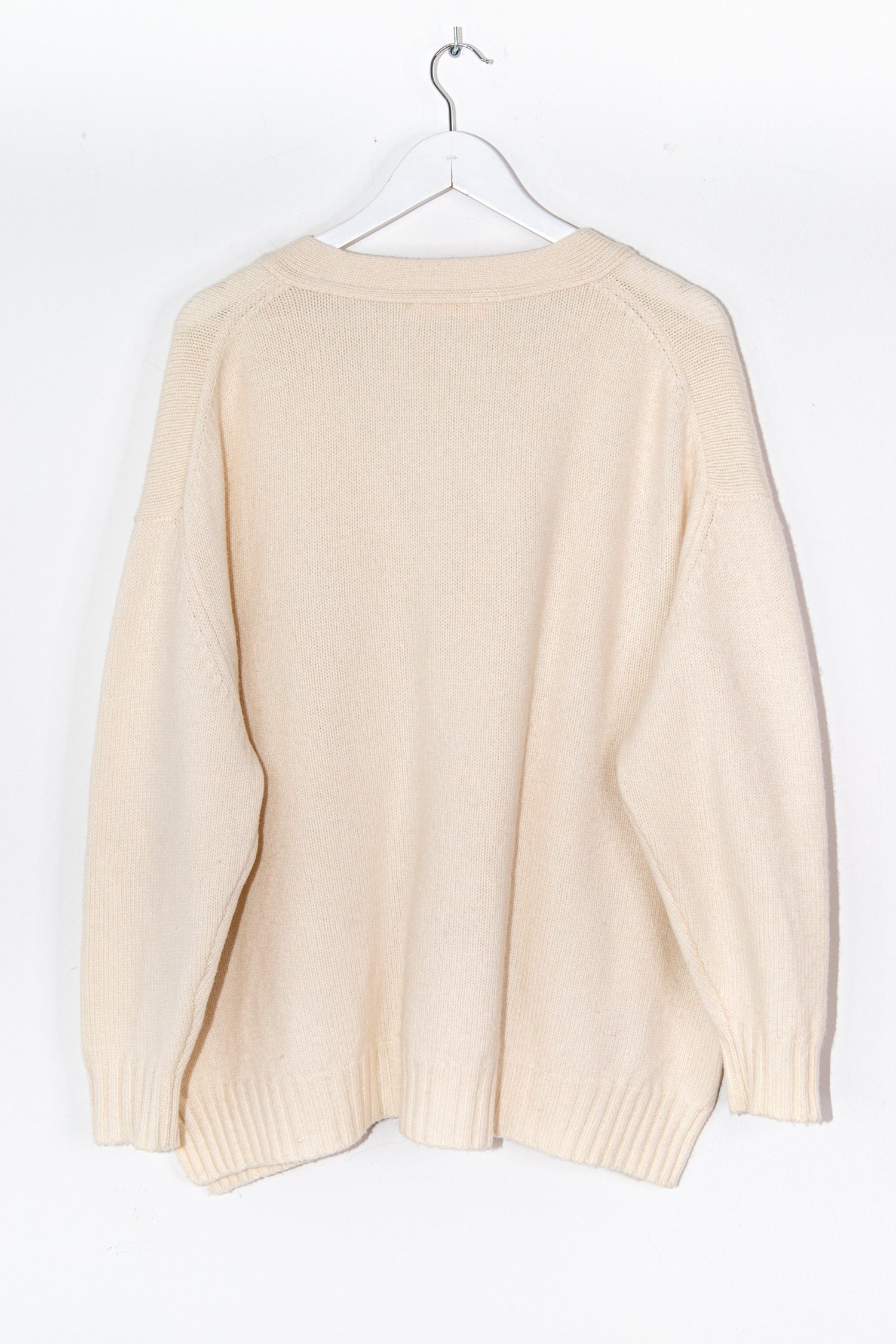 Thumbnail of http://andDaughter%20Strickjacke%20mit%20Schlitzen%20in%20Ecru