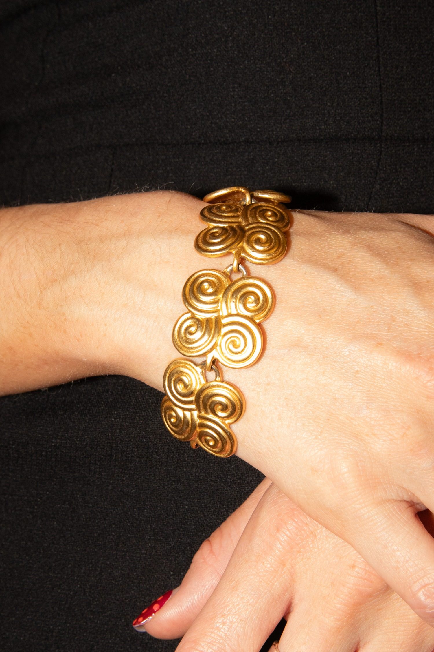 Thumbnail of http://Anne%20Klein%20Vintage%20Armband%20in%20Gold