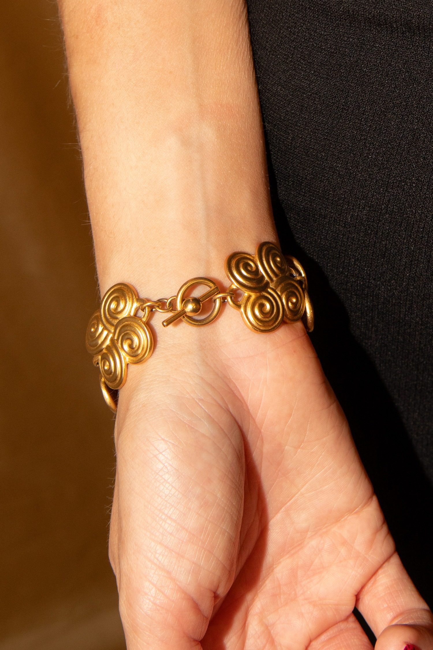 Thumbnail of http://Anne%20Klein%20Vintage%20Armband%20in%20Gold