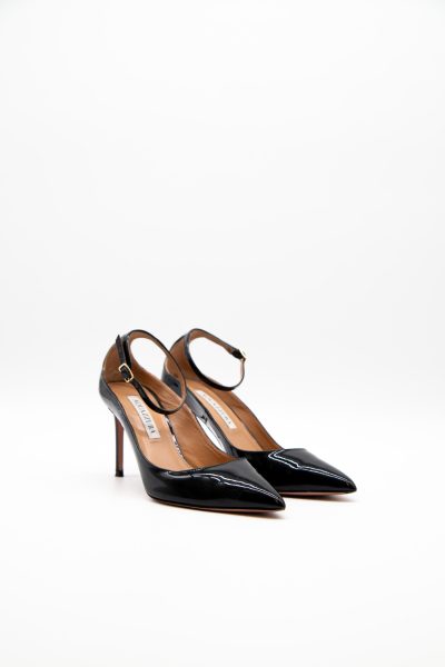 Aquazzura "Love Affair 85" Pumps in Schwarz
