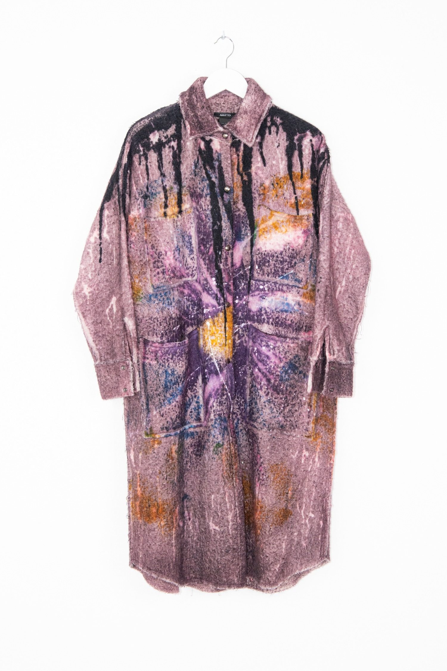 Thumbnail of http://AVANT%20TOI%20Mantel%20mit%20abstraktem%20Muster%20in%20Lila