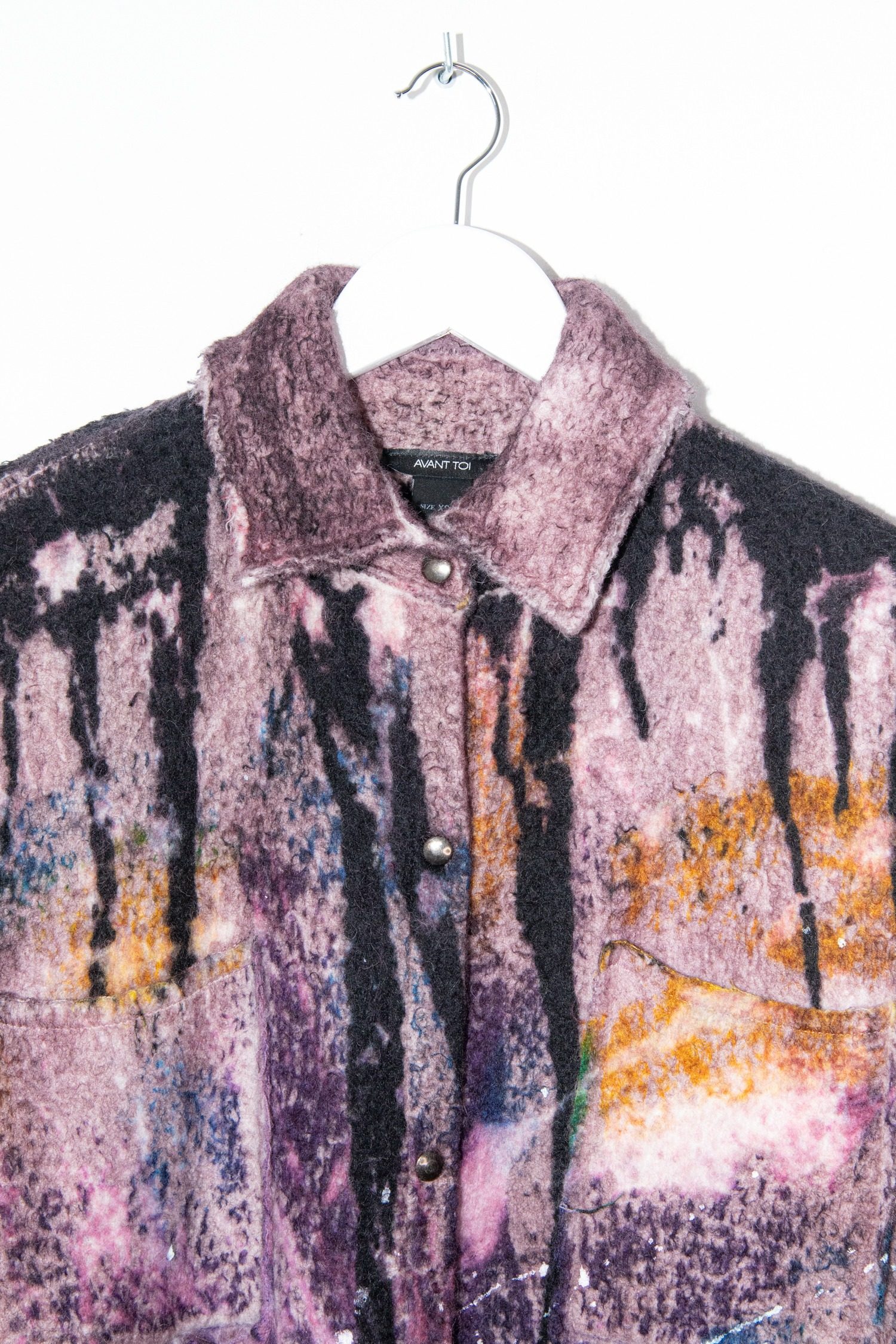 Thumbnail of http://AVANT%20TOI%20Mantel%20mit%20abstraktem%20Muster%20in%20Lila