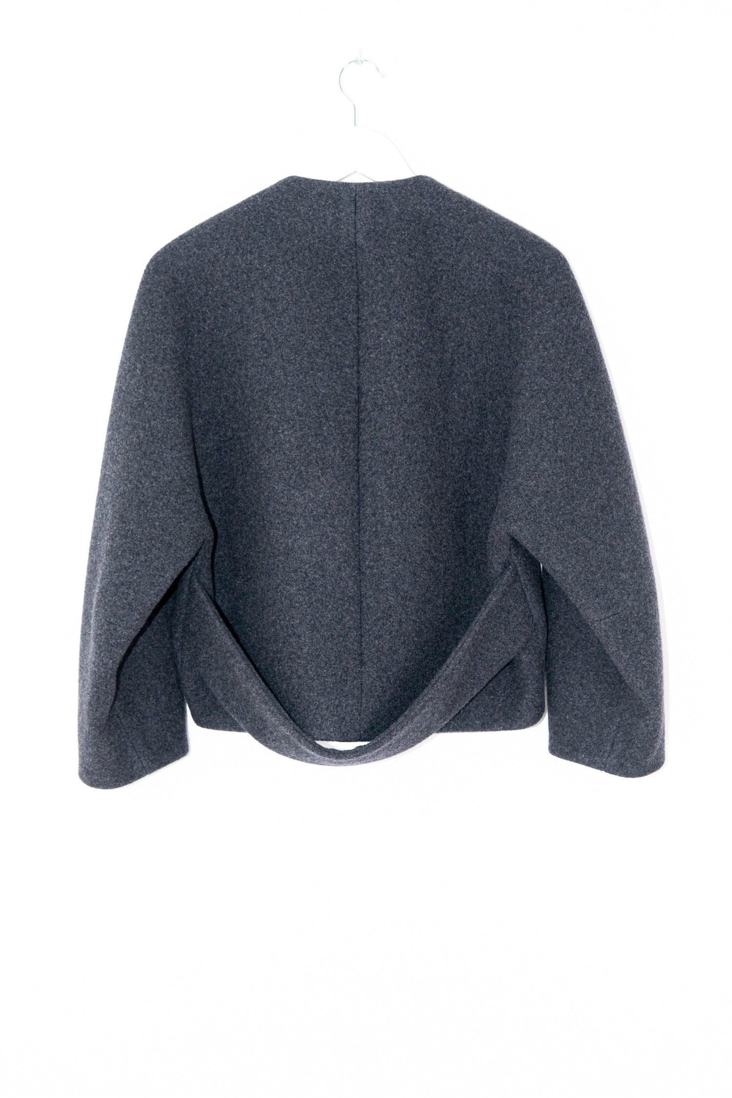 Thumbnail of http://Balenciaga%20Dufflecoat%20Jacke%20in%20Dunkelgrau