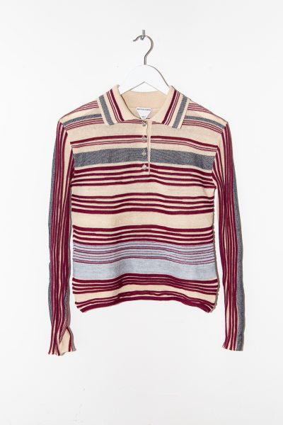 Bottega Veneta langärmliges Shirt mit Querstreifen