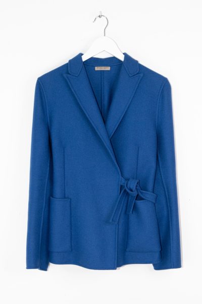 Bottega Veneta Wickeljacke in Blau