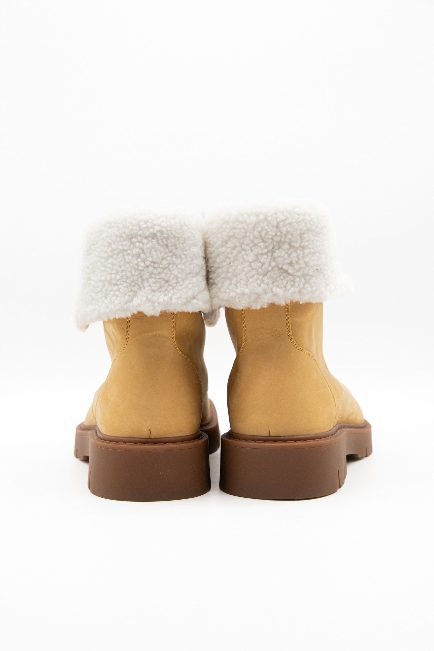 Thumbnail of http://Bottega%20Veneta%20Haddock%20Ankle%20Boots%20in%20Ockerfarben