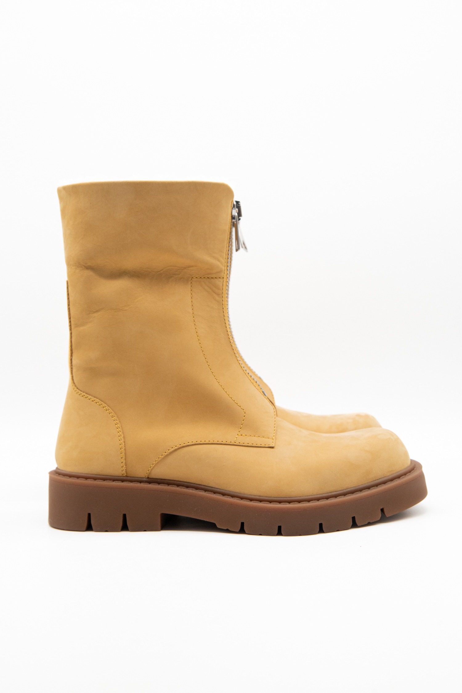 Thumbnail of http://Bottega%20Veneta%20Haddock%20Ankle%20Boots%20in%20Ockerfarben