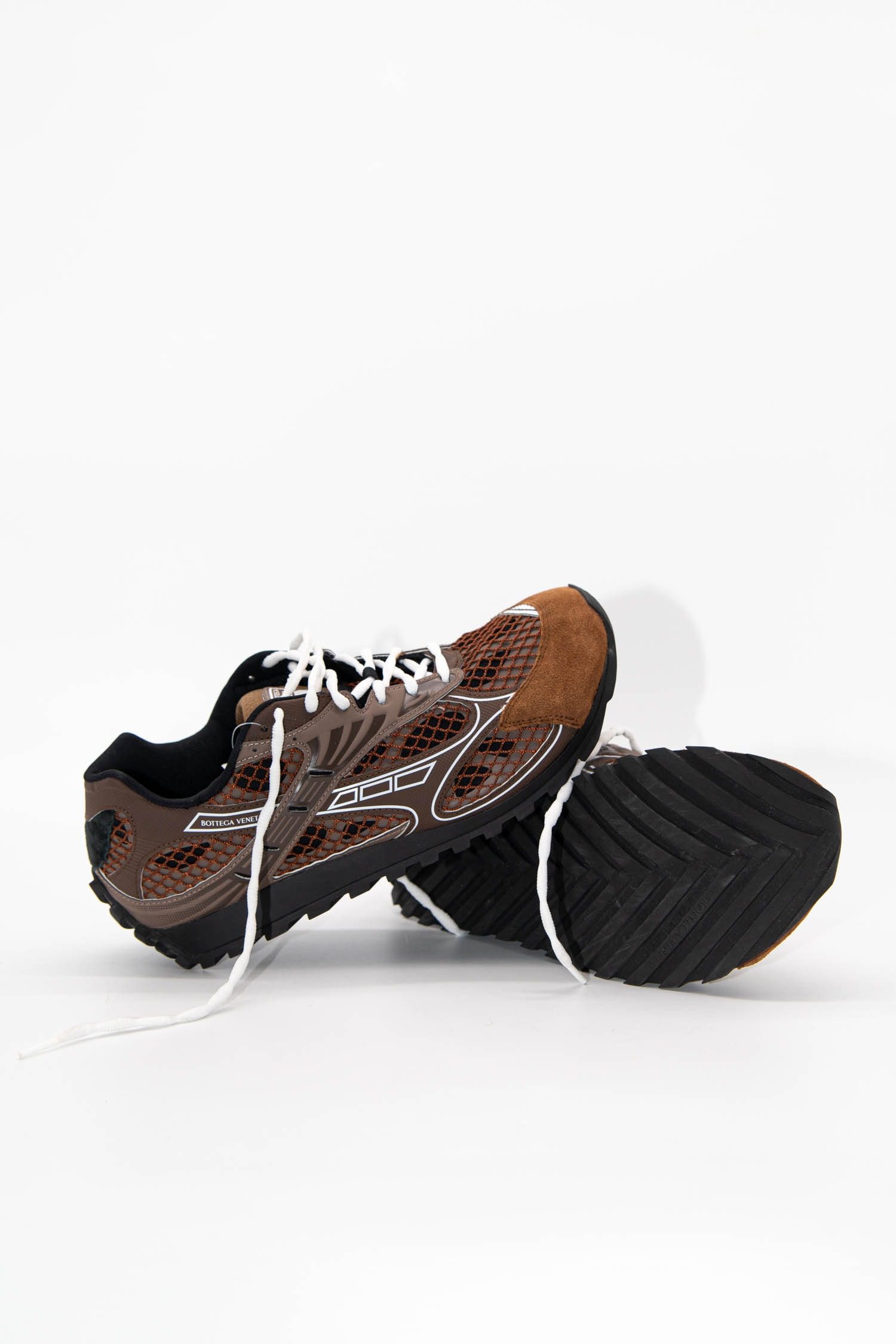 Thumbnail of http://Bottega%20Veneta%20Orbit%20Sneaker%20in%20Star%20Anise/Pinecone
