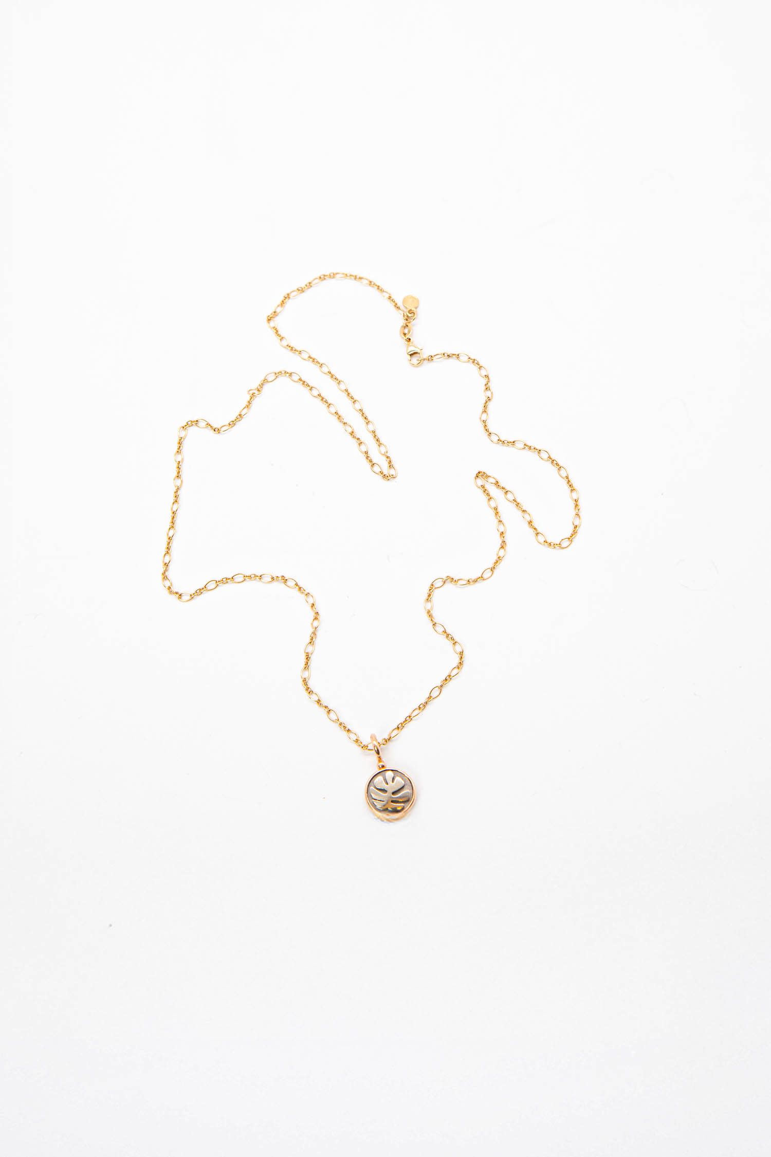 Bron "Mira" Anhänger mit Kette in Gold