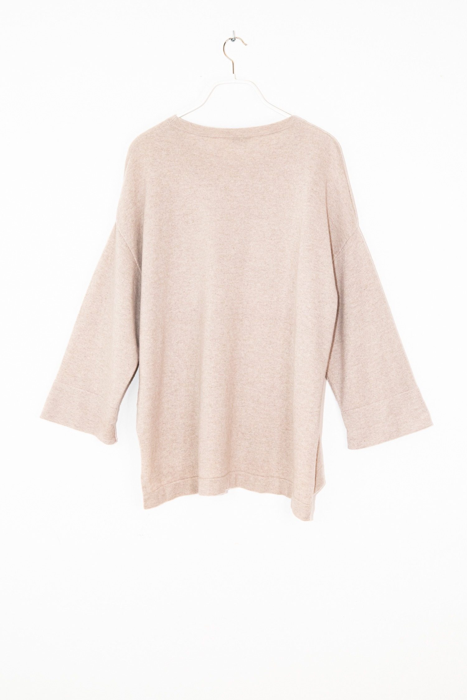 Thumbnail of http://Brunello%20Cucinelli%20Kaschmir%20Pullover%20in%20Beige%20und%20Silber