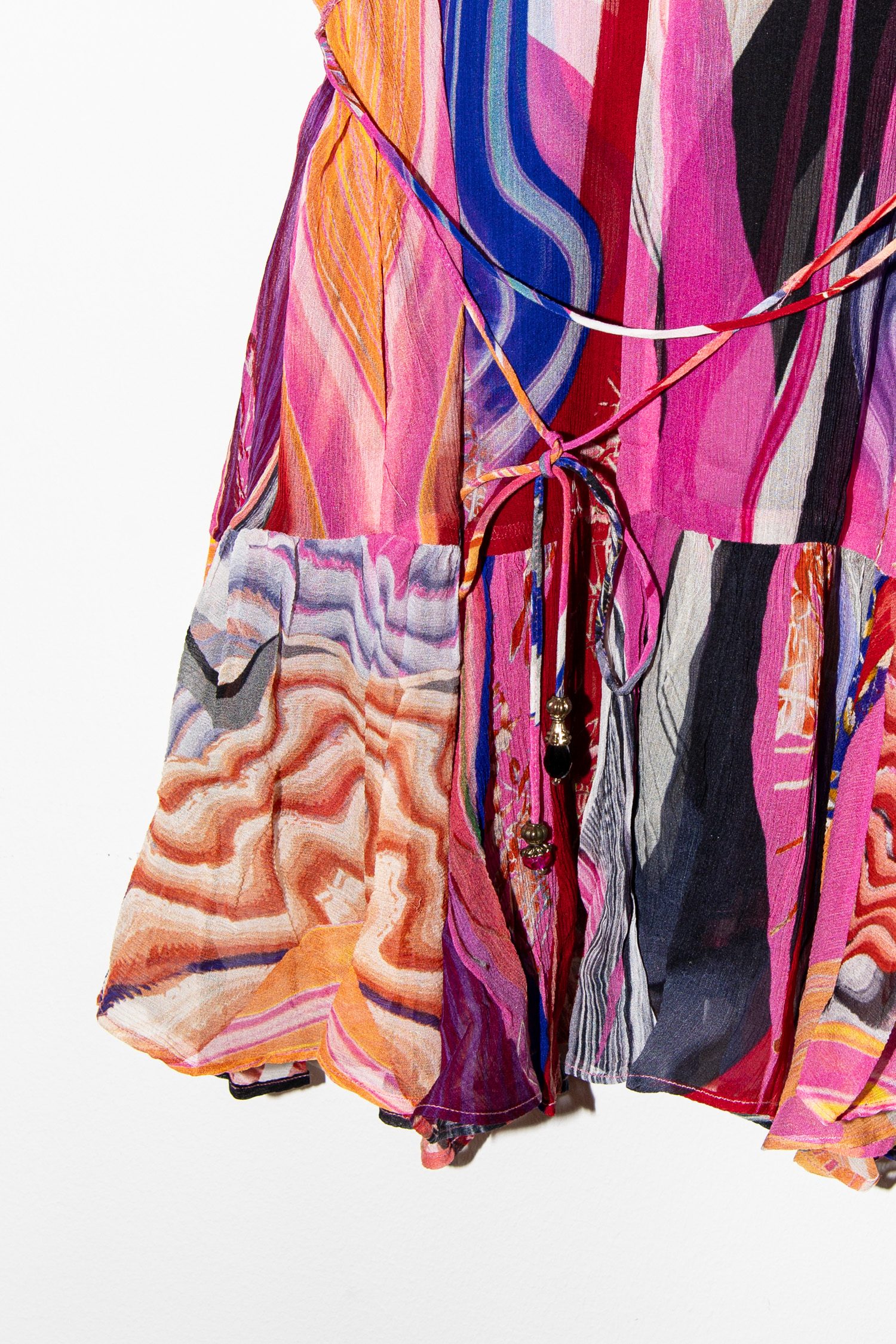 Camilla Minikleid mit Gürtel in Bunt