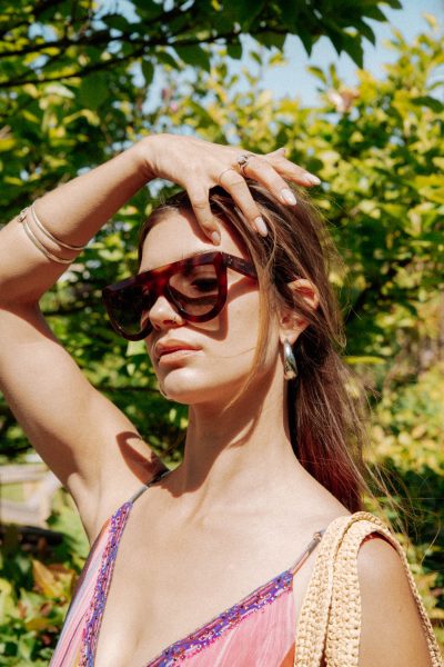 Céline "Havana Andrea Aviator" Sonnenbrille in Braun