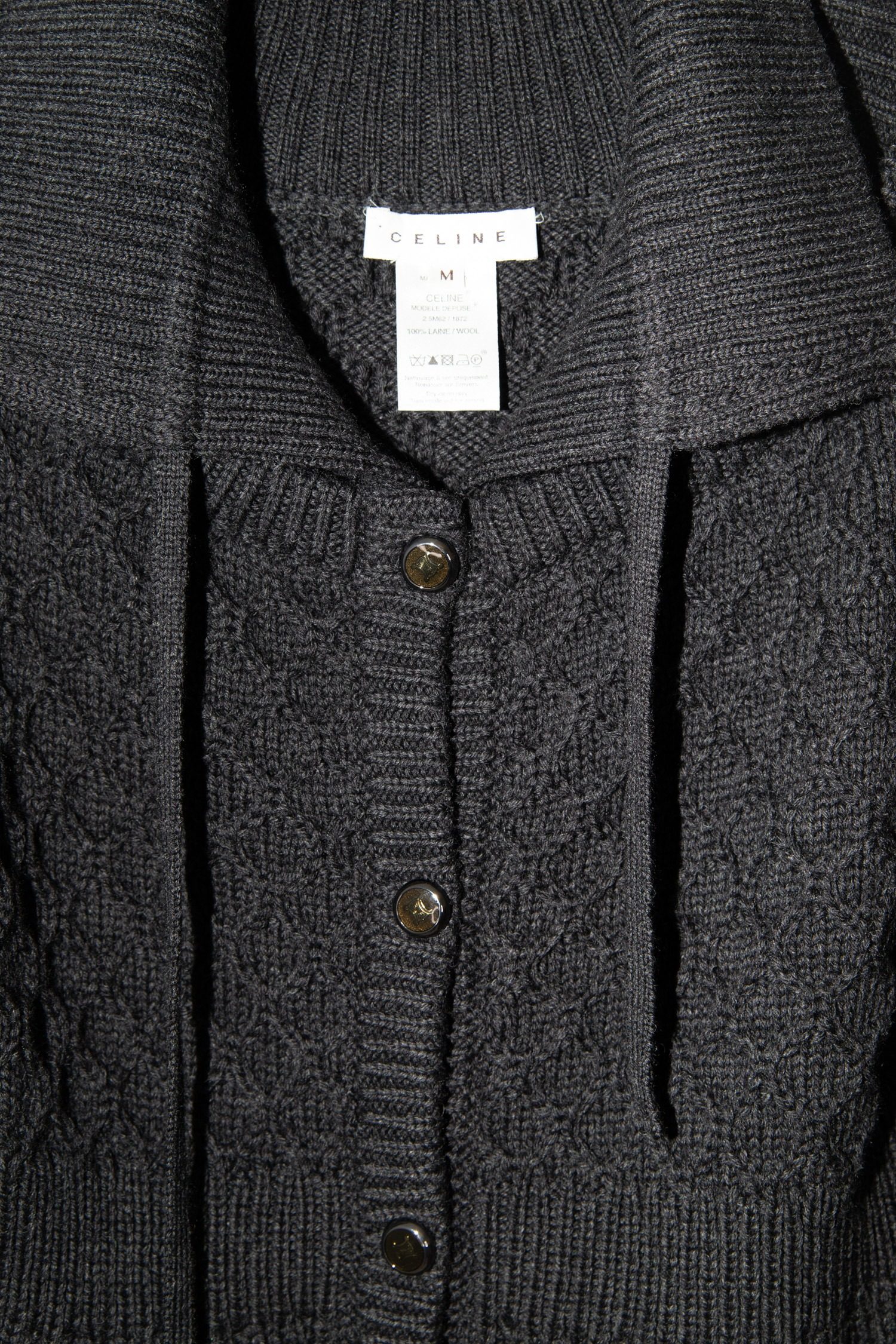 Thumbnail of http://Celine%20Strickjacke%20in%20Anthrazit