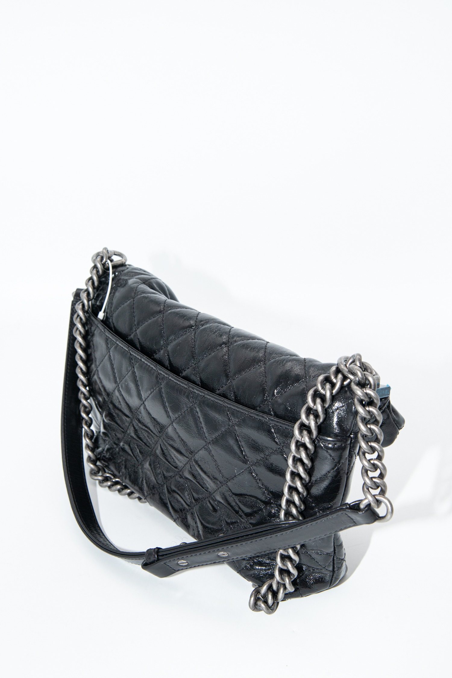 Thumbnail of http://Chanel%20Tabatiere%20Kisslock%20Fold%20Over%20Schultertasche%20in%20Schwarz