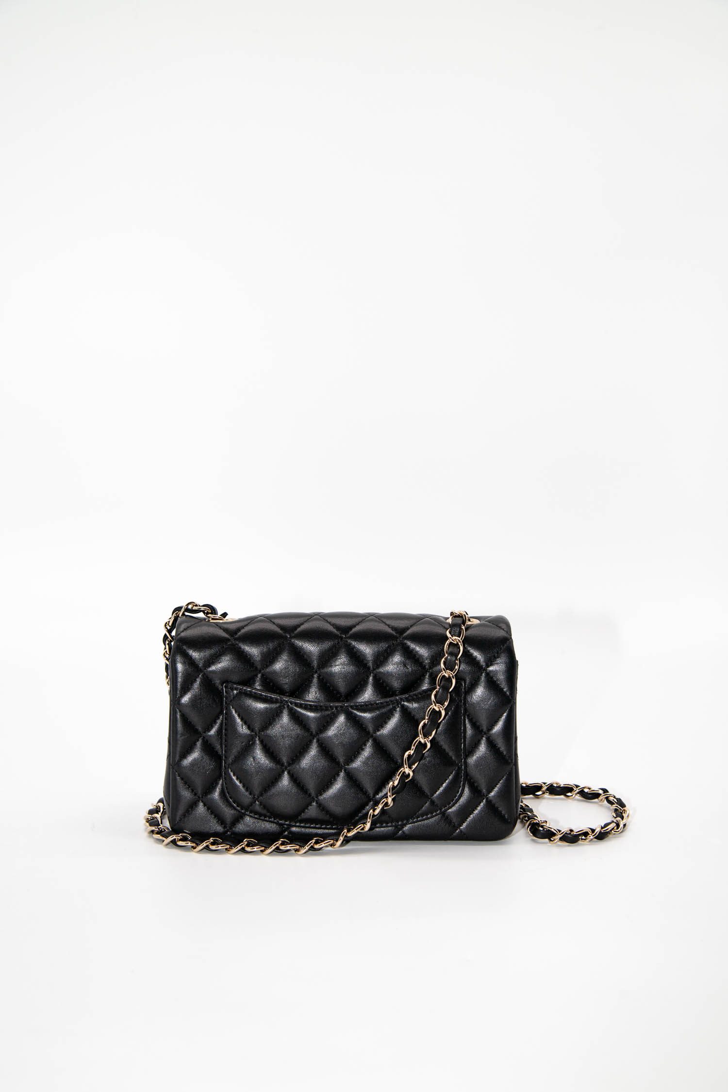 Chanel "Mini Classic Handbag" Umhängetasche in Schwarz